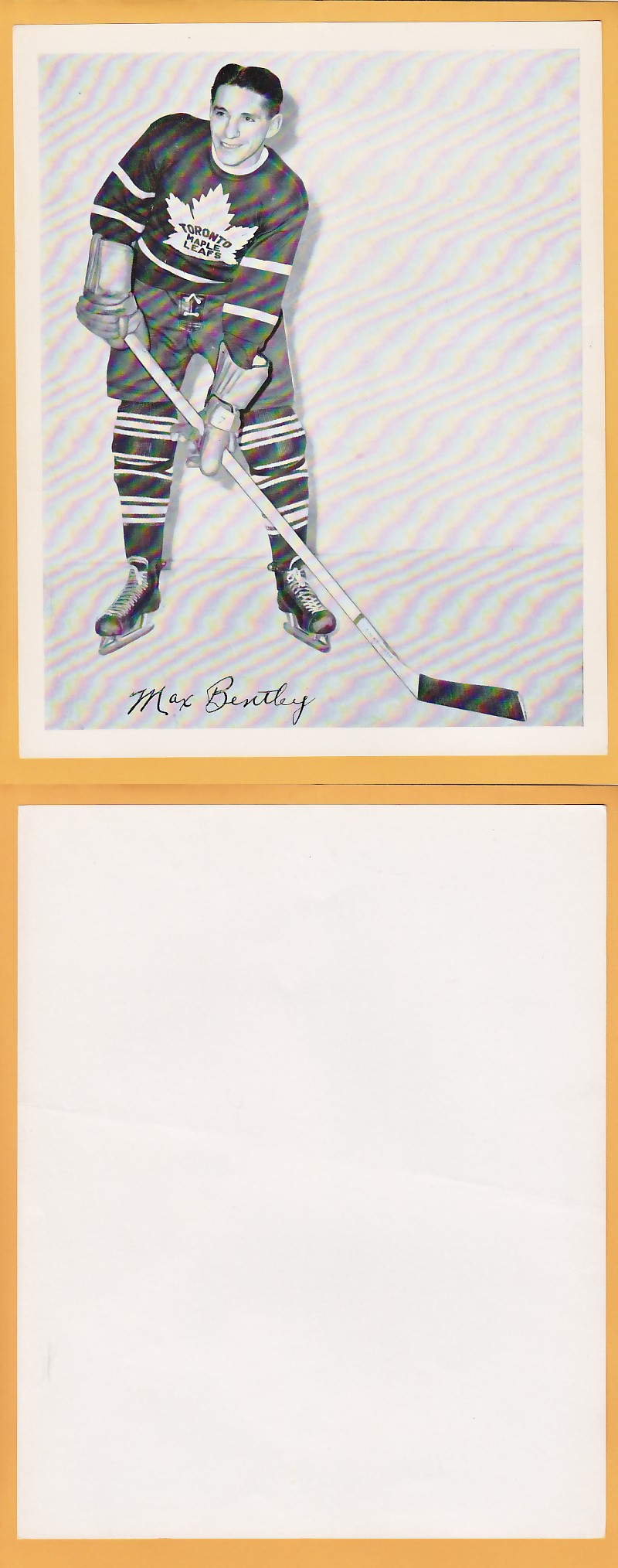 1945-54 QUAKER OATS PHOTO MAX BENTLEY V.1 photo 1945-54 QUAKER OATS PHOTO MAX BENTLEY V.1 photo